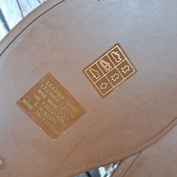 Tory Burch Double T Sport Slide Tumbled Leather Floral Print Women's Sz 9 (VGC) - Picture 8 of 8